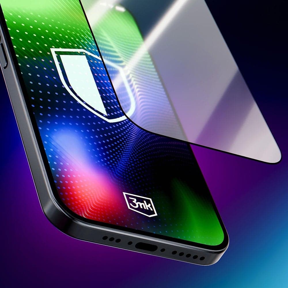 3MK Hardy Ultra Glass iPhone 17 Air, Μαύρο 3