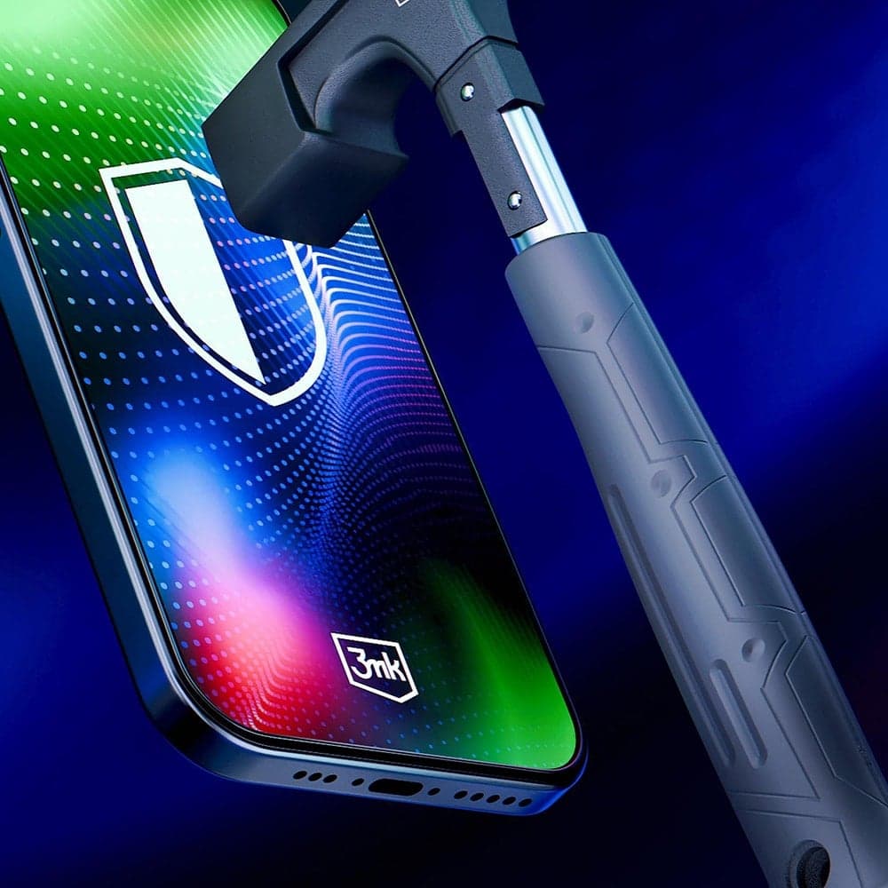 3MK Hardy Ultra Glass iPhone 17 Air, Μαύρο 2