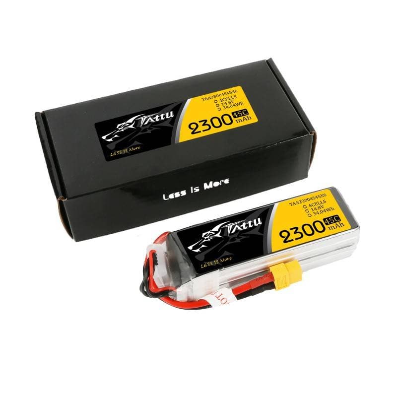 Tattu 2300mAh 14.8V 75C 4S1P Μπαταρία XT60 4
