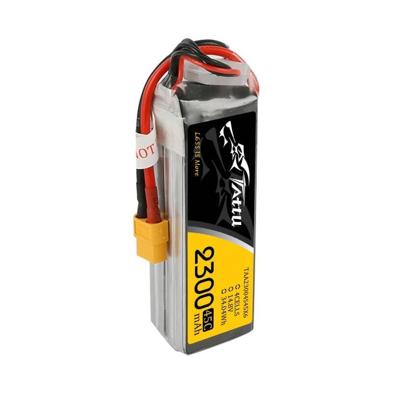 Tattu 2300mAh 14.8V 75C 4S1P Μπαταρία XT60 5