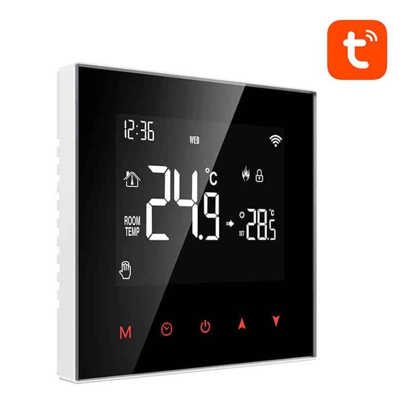 Avatto WT100 Έξυπνος Θερμοστάτης Θέρμανσης Νερού 3A Wi-Fi Tuya, Μαύρος 4