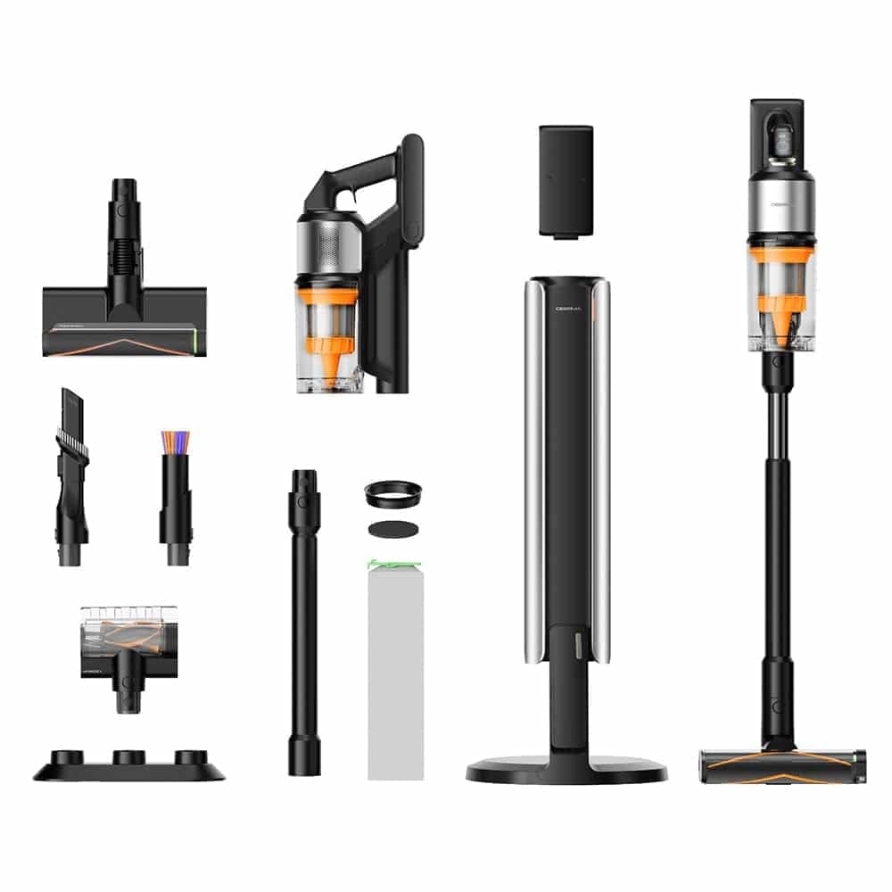 Deerma VCES141 Ασύρματη Ηλεκτρική Σκούπα, 27000Pa, 600W, 2500mAh, Αυτόματη Άδειασμα Βάσης, Μαύρη 2