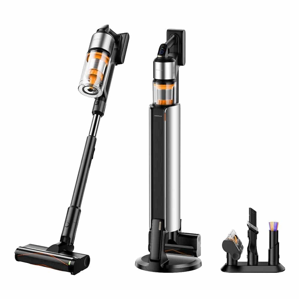 Deerma VCES141 Ασύρματη Ηλεκτρική Σκούπα, 27000Pa, 600W, 2500mAh, Αυτόματη Άδειασμα Βάσης, Μαύρη