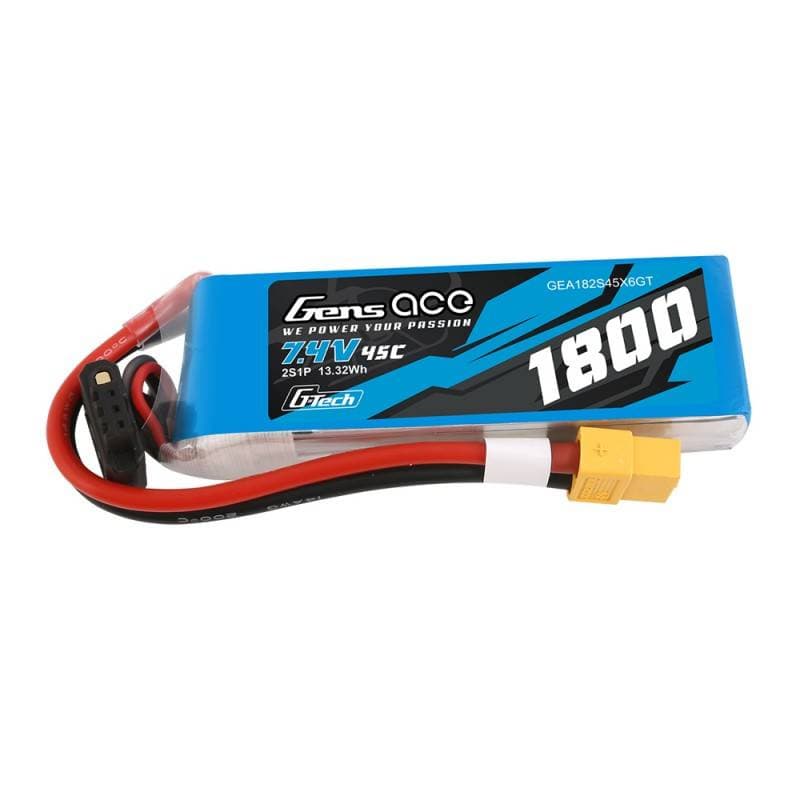 Gens Ace G-Tech Μπαταρία LiPo 1800mAh 7.4V 45C 2S1P XT60