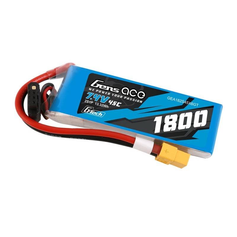 Gens Ace G-Tech Μπαταρία LiPo 1800mAh 7.4V 45C 2S1P XT60 3