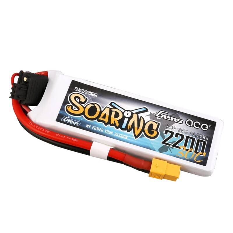 Gens Ace G-Tech Soaring Μπαταρία LiPo 2200mAh 7.4V 30C 2S1P XT60