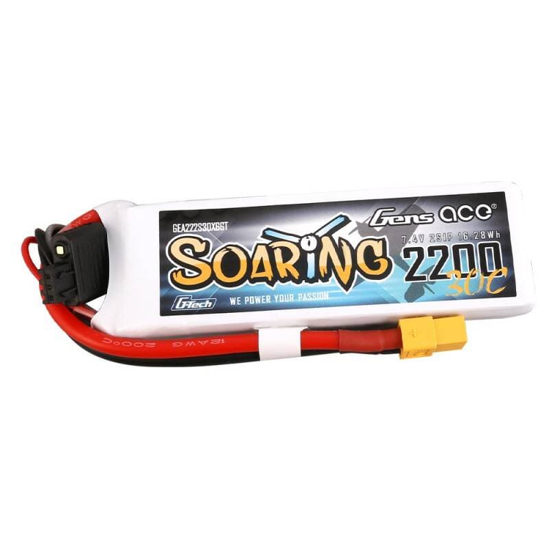 Gens Ace G-Tech Soaring Μπαταρία LiPo 2200mAh 7.4V 30C 2S1P XT60 2