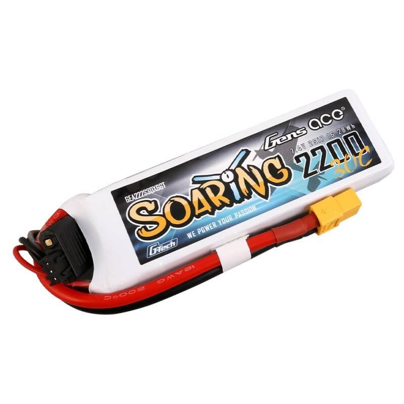Gens Ace G-Tech Soaring Μπαταρία LiPo 2200mAh 7.4V 30C 2S1P XT60 3