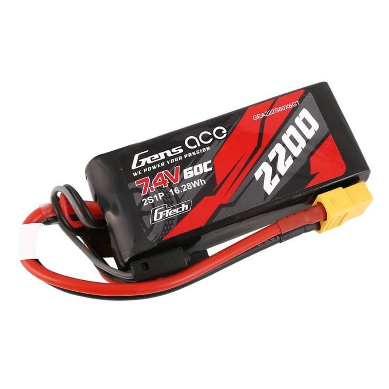 Gens Ace G-Tech Μπαταρία LiPo 2200mAh 7.4V 60C 2S1P XT60 2