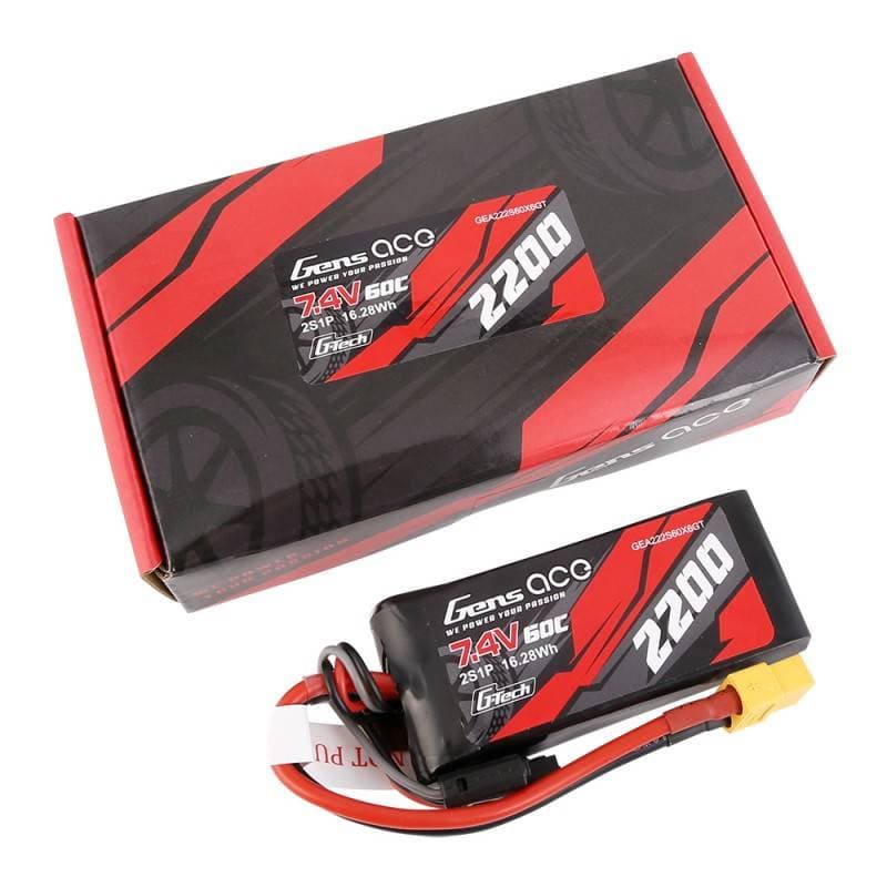Gens Ace G-Tech Μπαταρία LiPo 2200mAh 7.4V 60C 2S1P XT60 5