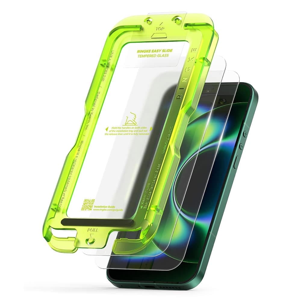 Ringke Easy Slide Tempered Glass (2 Pack) για Xiaomi 17 Ultra, Διαφανές 2