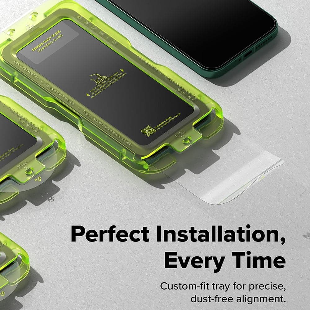 Ringke Easy Slide Tempered Glass (2 Pack) για Xiaomi 17 Ultra, Διαφανές 6