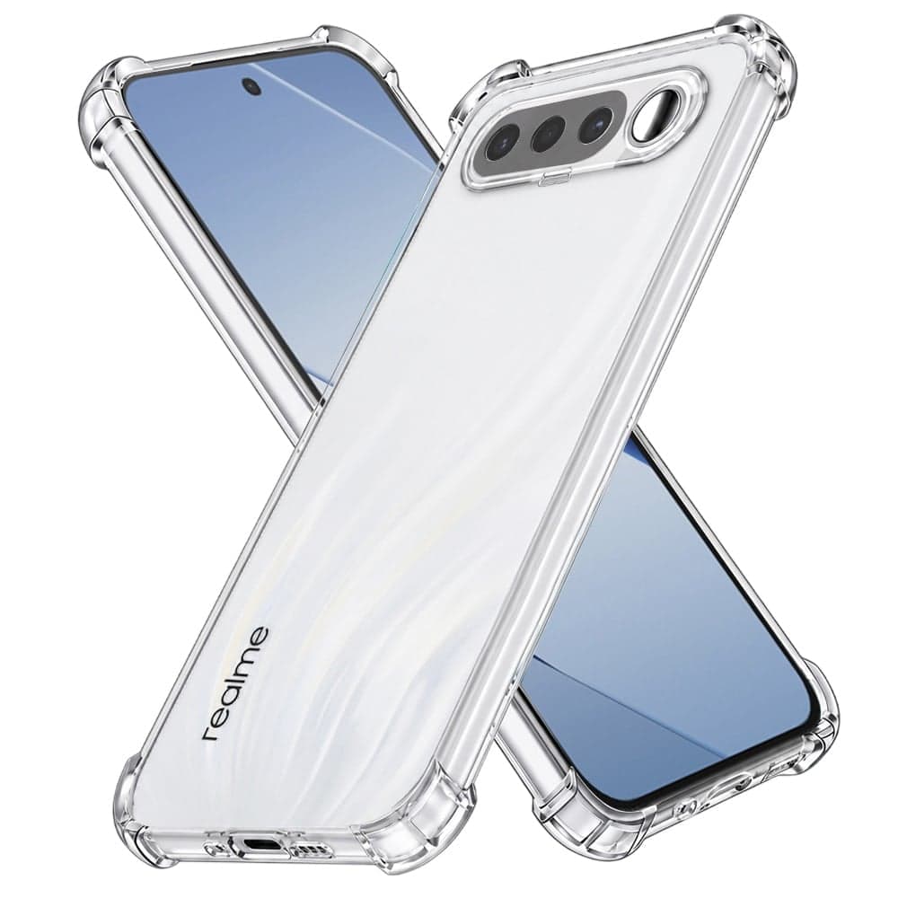 Techsuit Shockproof Clear Silicone - θήκη για Realme 16 - Διάφανο