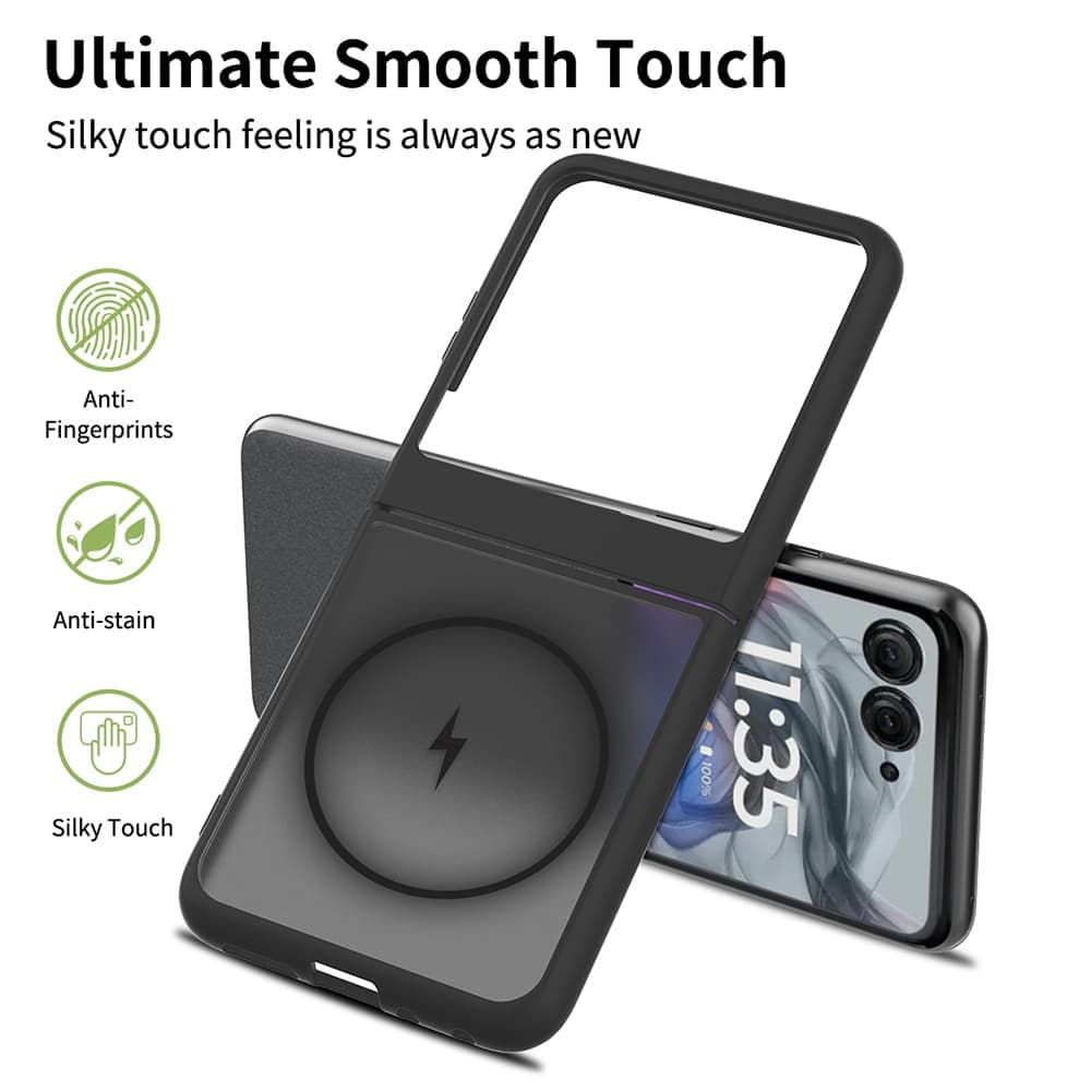 Techsuit PureFrost - θήκη για Motorola Razr 60 Ultra / 70 - Μαύρο 6
