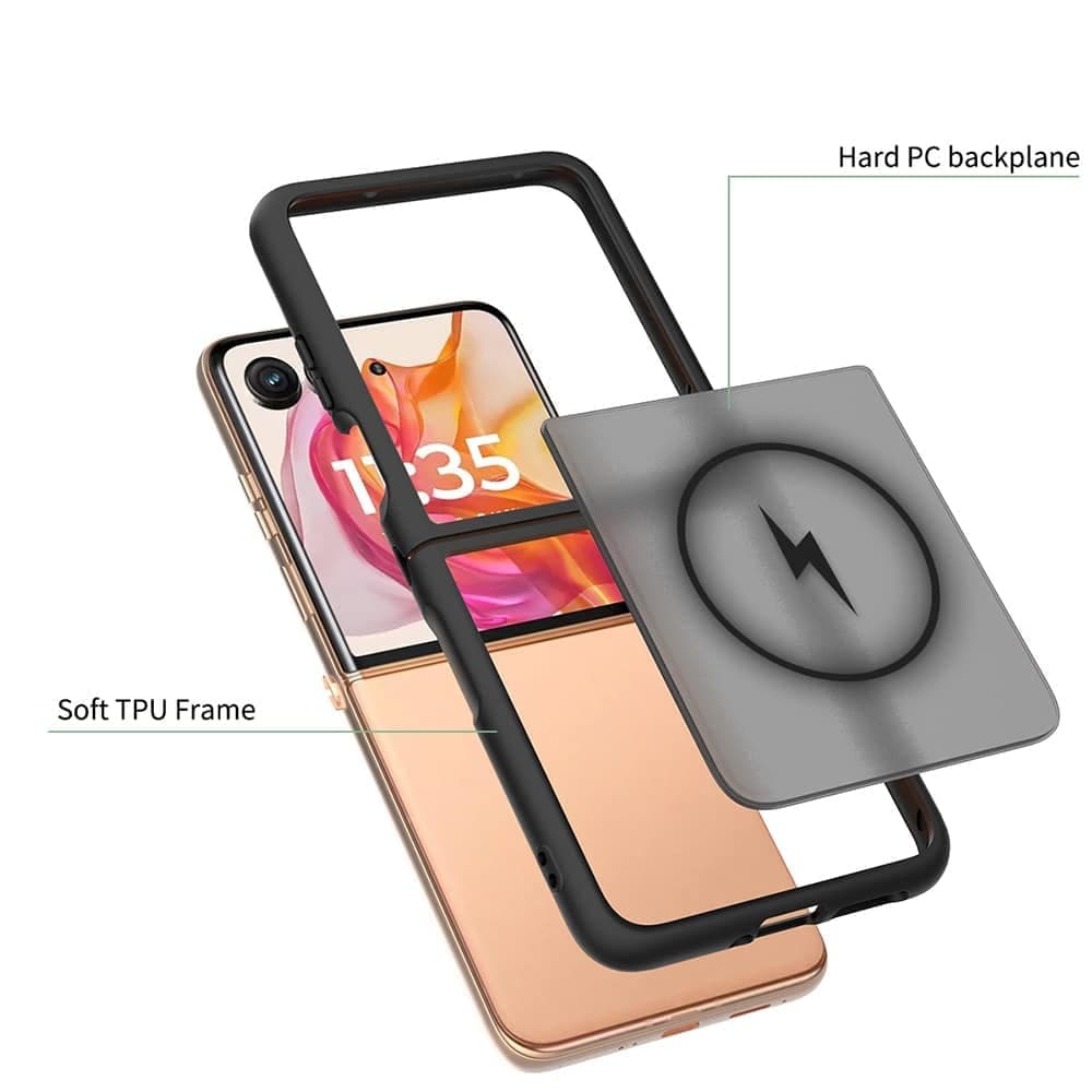 Techsuit PureFrost - θήκη για Motorola Razr 50 Ultra - Μαύρο 2
