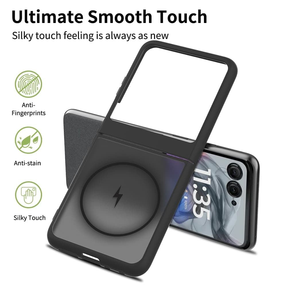Techsuit PureFrost - θήκη για Motorola Razr 50 Ultra - Μαύρο 5