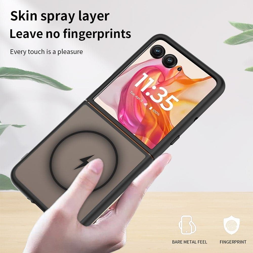 Techsuit PureFrost - θήκη για Motorola Razr 50 Ultra - Μαύρο 6