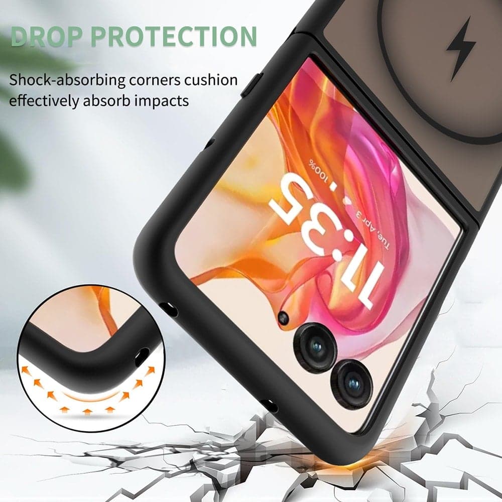 Techsuit PureFrost - θήκη για Motorola Razr 50 Ultra - Μαύρο 3
