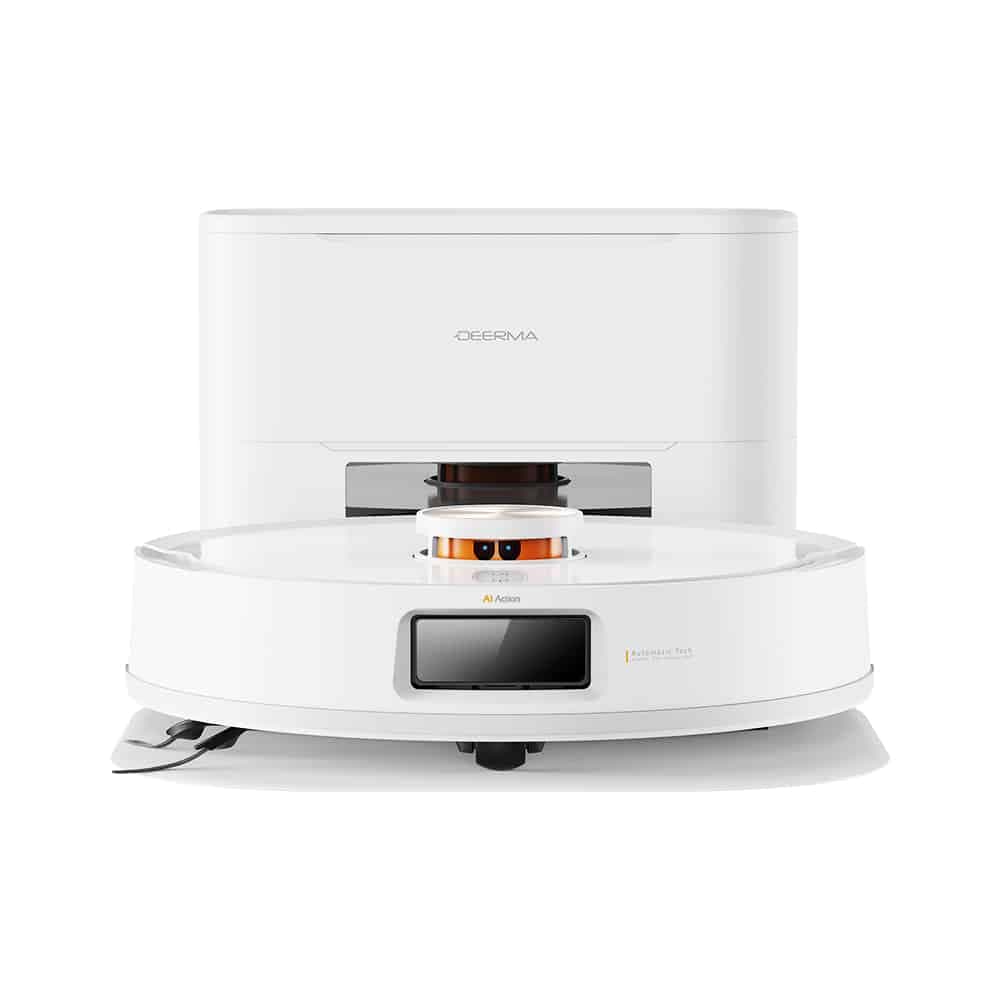 Deerma DEM-H40 Pro Ηλεκτρική Σκούπα Ρομπότ, Αυτόματος Σταθμός Εκκένωσης, Σφουγγαρίστρα, 13.000Pa, 75W, Πλοήγηση LDS, Λευκό 2