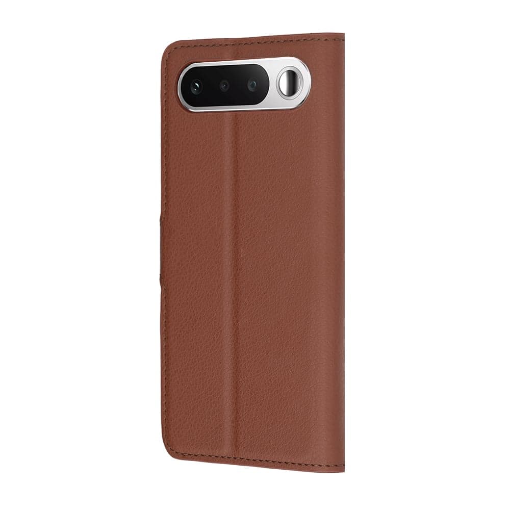 Techsuit Leather Folio - θήκη για Realme 16 - Καφέ 5