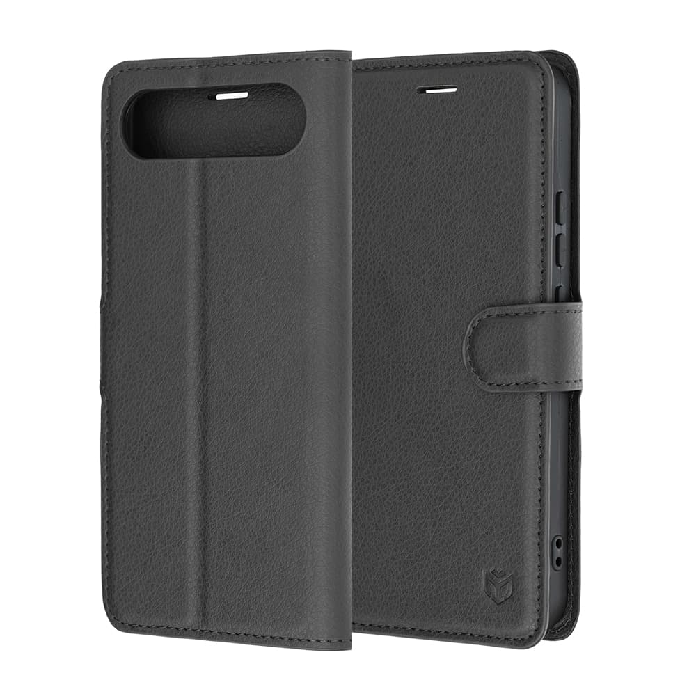 Techsuit Leather Folio - θήκη για Realme 16 - Μαύρο 6