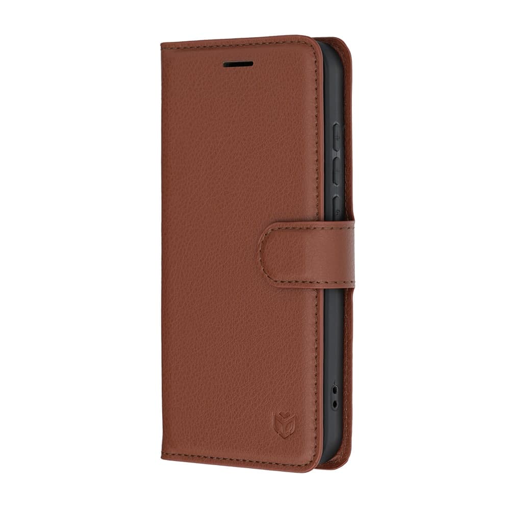 Techsuit Leather Folio - θήκη για Oppo Reno16 Pro - Καφέ 4
