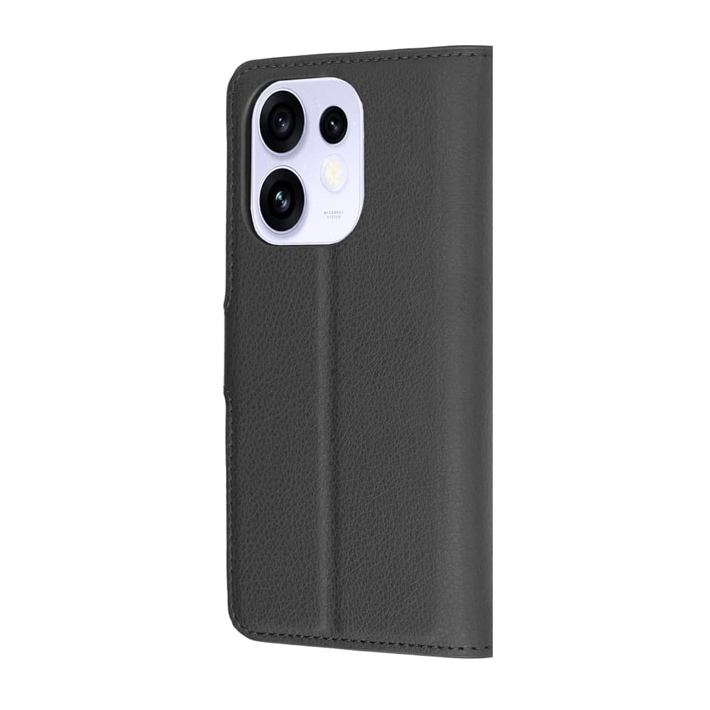 Techsuit Leather Folio - θήκη για Oppo Reno16 Pro - Μαύρο 5