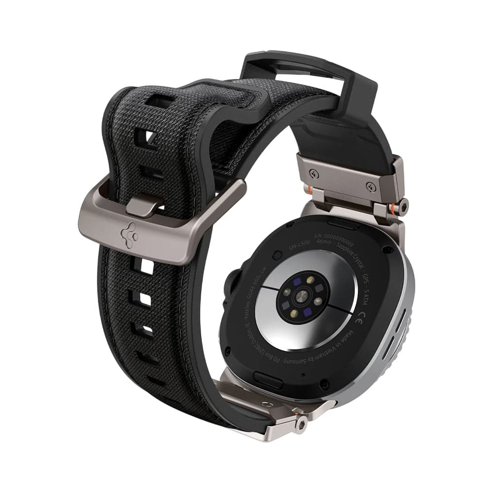 Spigen DuraPro Armor (AMP10118) Θηλιά για Samsung Galaxy Watch9/Watch8 (40mm/44mm)/Watch8 Classic, Μαύρη 6