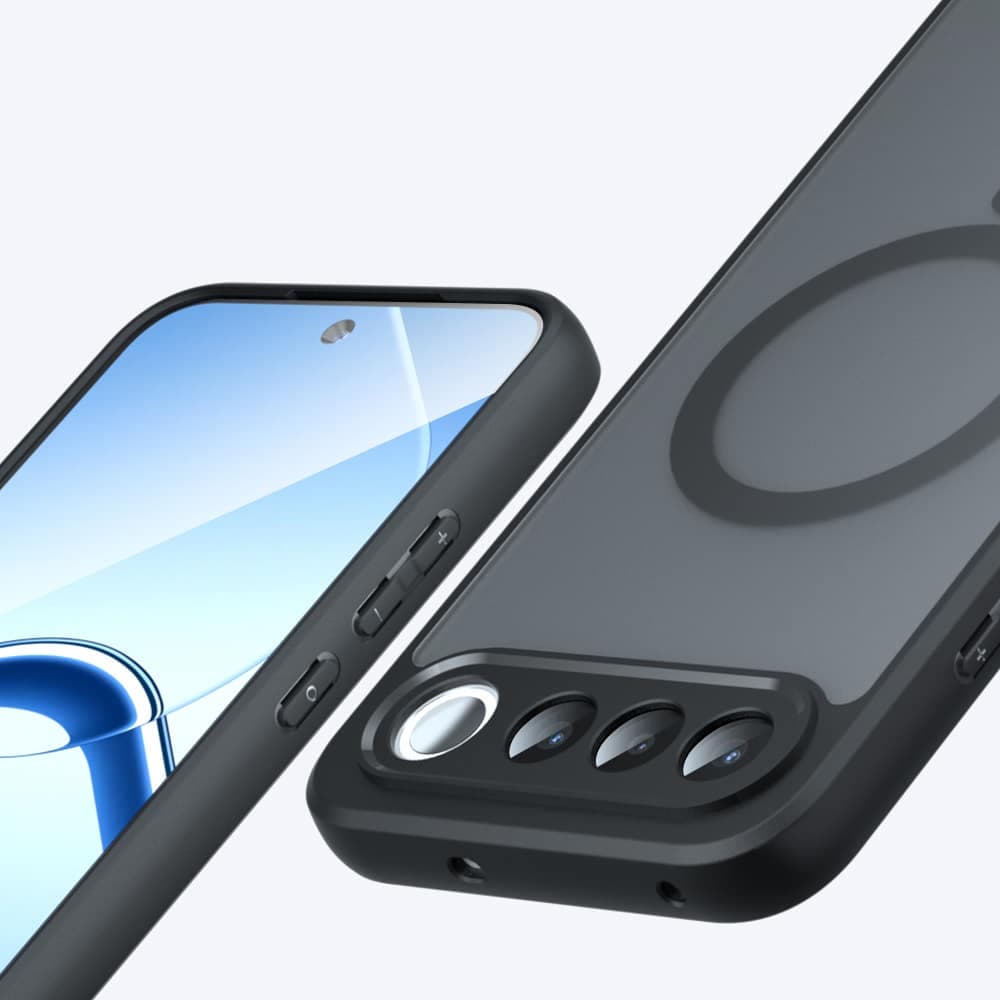 Techsuit PureFrost - θήκη για Realme 16 - Μαύρο 3