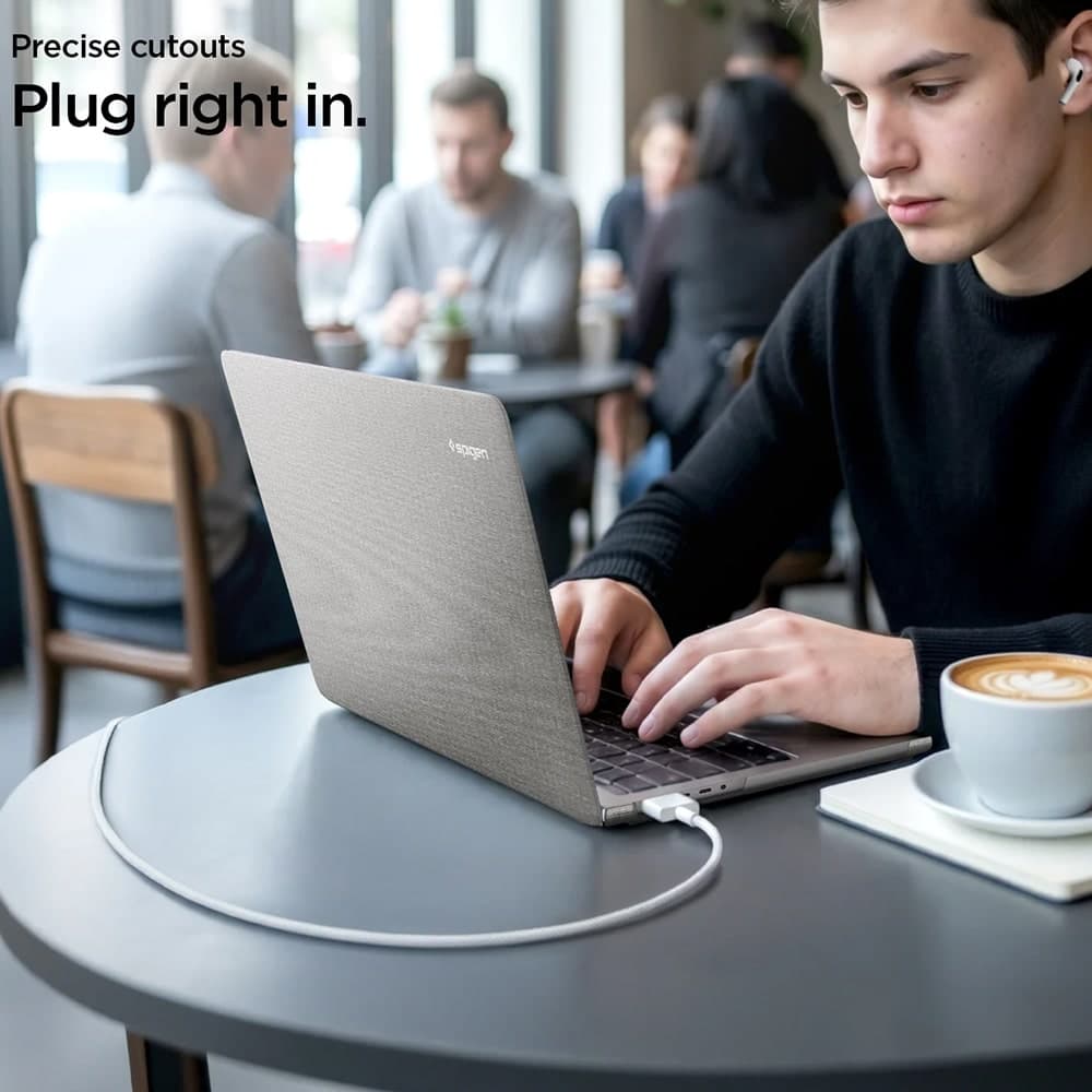 Spigen Urban Fit (ACS11542) Θήκη MacBook Neo 13", Heather Gray 7