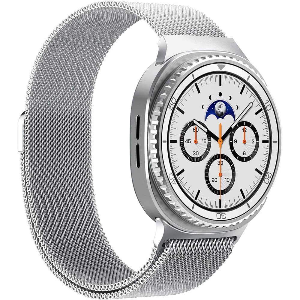 Spigen AMP10121 Μεταλλική Εφαρμογή για Samsung Galaxy Watch9/Watch8 (40mm/44mm)/Watch8 Classic, Ασημί 3