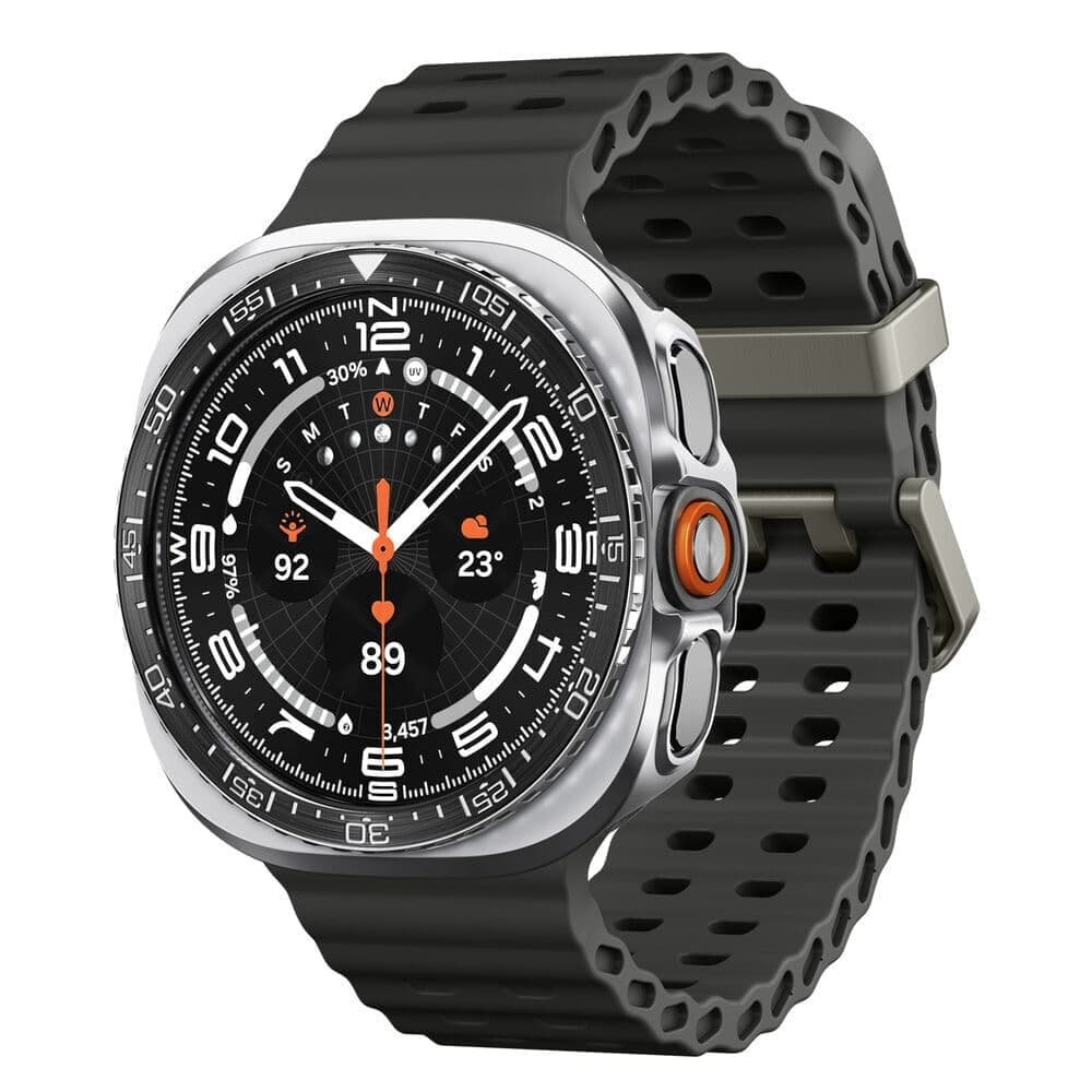 Spigen Bezel Tune Pro Diver (ACS11619) Θήκη για Samsung Galaxy Watch Ultra 2, Ανοξείδωτο Ατσάλι, Μαύρο