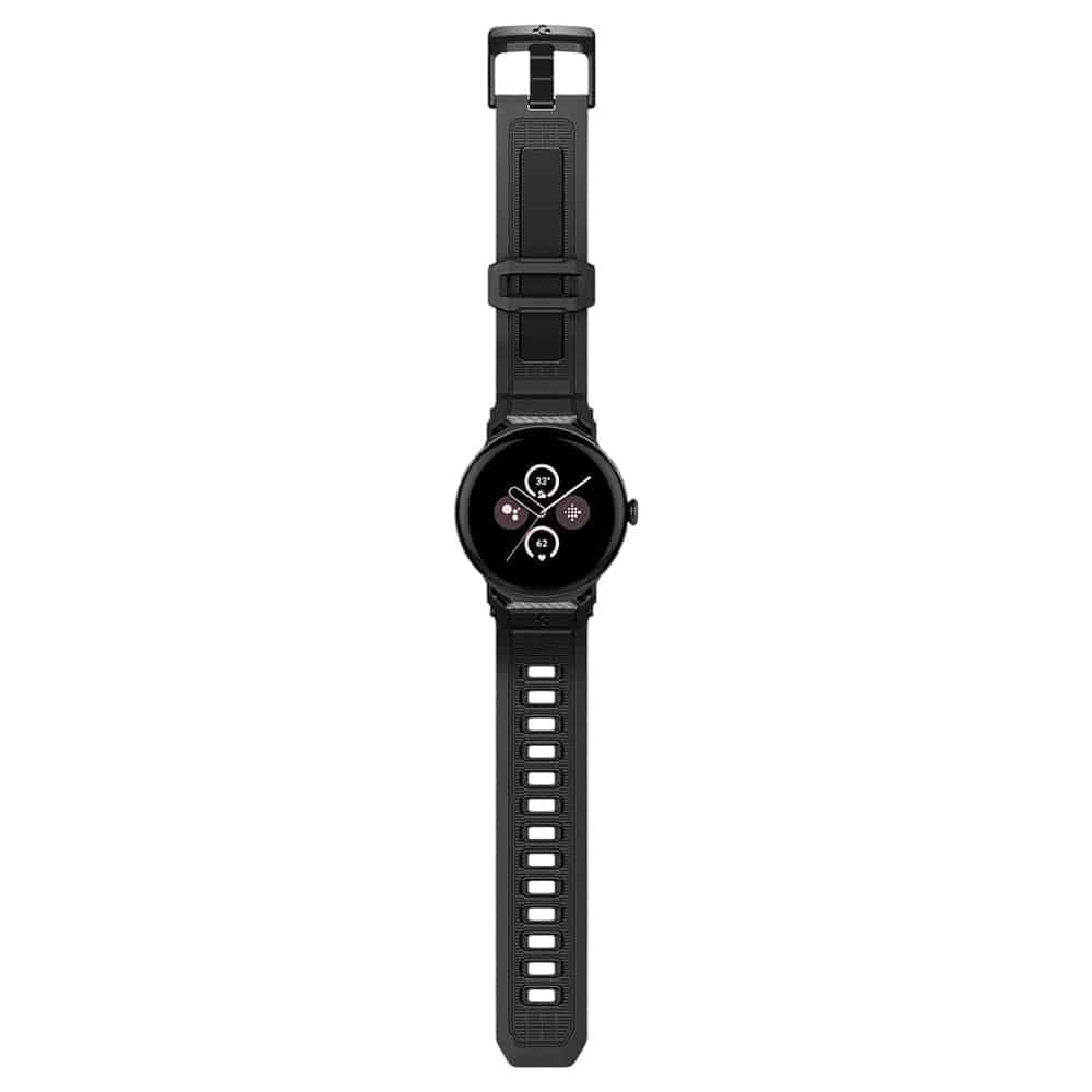 Spigen Rugged Band (AMP07556) Θηλιά Ρολογιού για Google Pixel Watch 5/4/3/2/1 41mm, Μαύρο 5