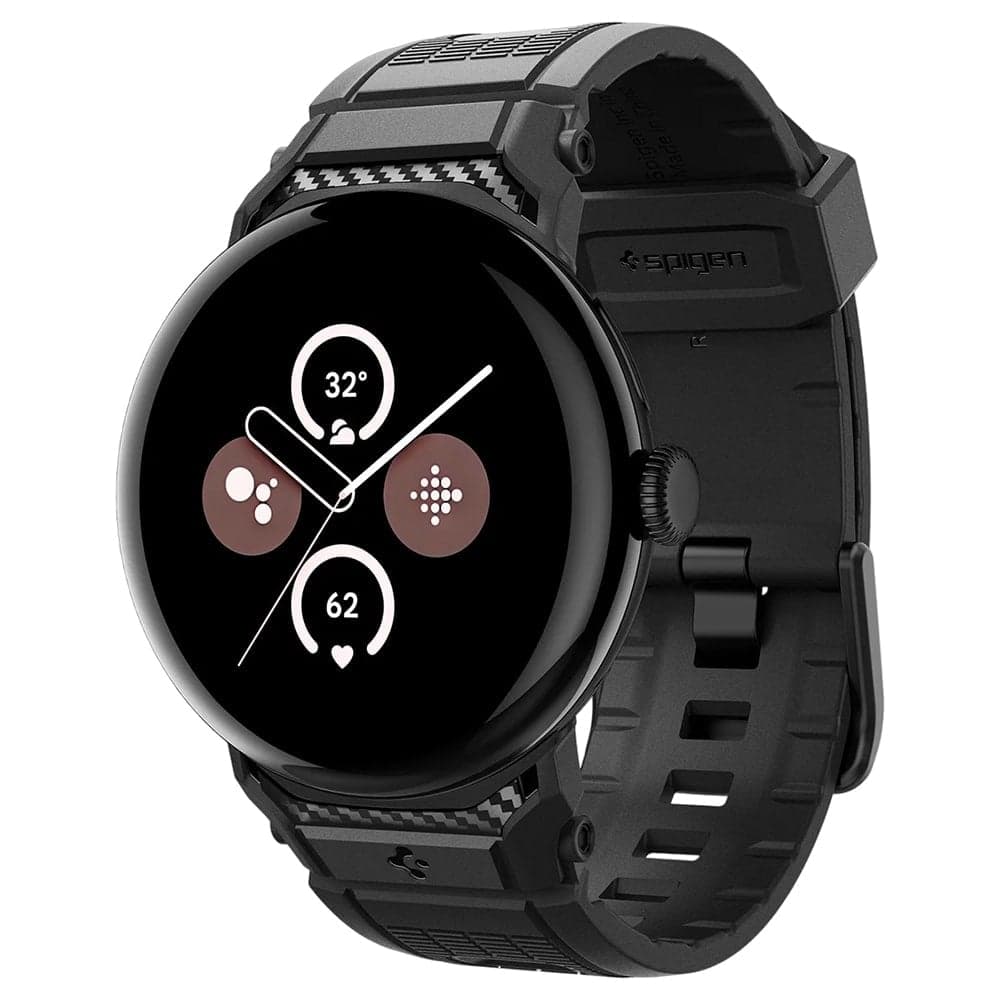 Spigen Rugged Band (AMP07556) Θηλιά Ρολογιού για Google Pixel Watch 5/4/3/2/1 41mm, Μαύρο 2