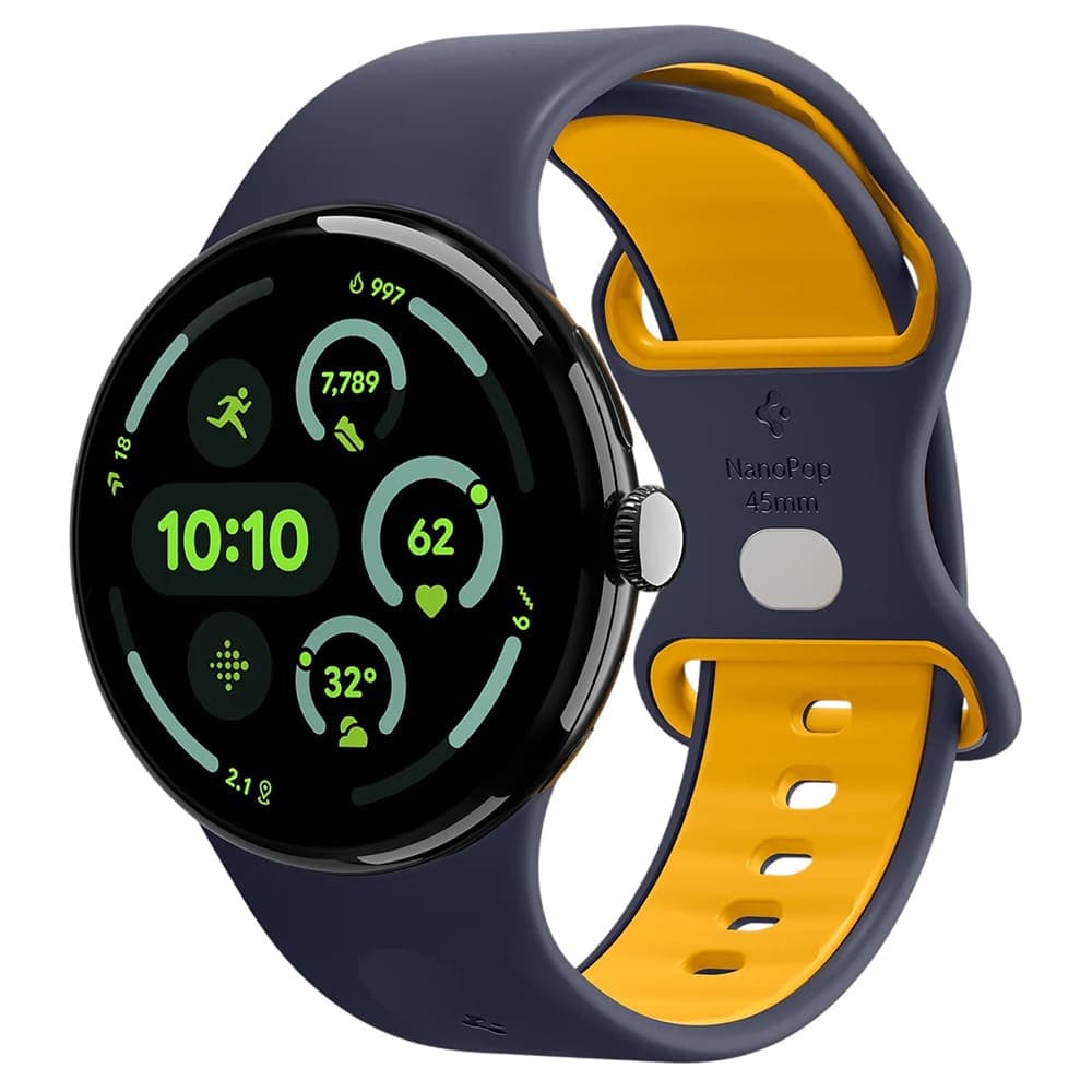 Spigen Nano Pop (AMP09485) Βραχιόλι για Google Pixel Watch 5 / Watch 4 / Watch 3 / Watch 2 / Watch 1 41mm, Μπλε Ναυτικό