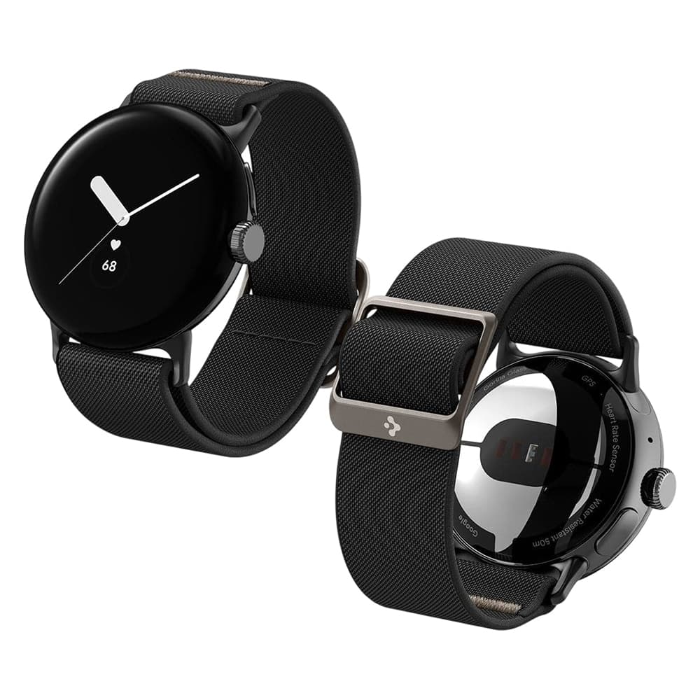 Spigen Lite Fit (AMP06348) Λουράκι για Google Pixel Watch 5 / Watch 4 / Watch 3 / Watch 2 / Watch 1 41mm, Μαύρο