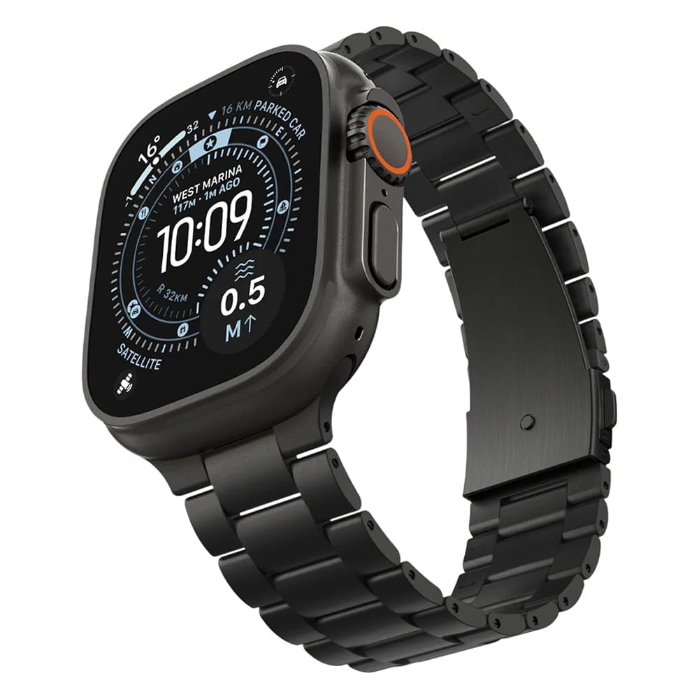Spigen Modern Fit (AMP11577) Apple Watch 4/5/6/7/8/9/10/SE/SE 2/Ultra/Ultra 2/Ultra 3 (42/44/45/46/49mm) - Μαύρο Τιτάνιο 4