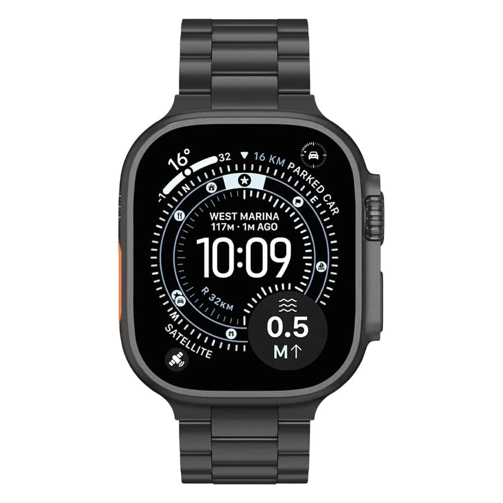 Spigen Modern Fit (AMP11577) Apple Watch 4/5/6/7/8/9/10/SE/SE 2/Ultra/Ultra 2/Ultra 3 (42/44/45/46/49mm) - Μαύρο Τιτάνιο 3