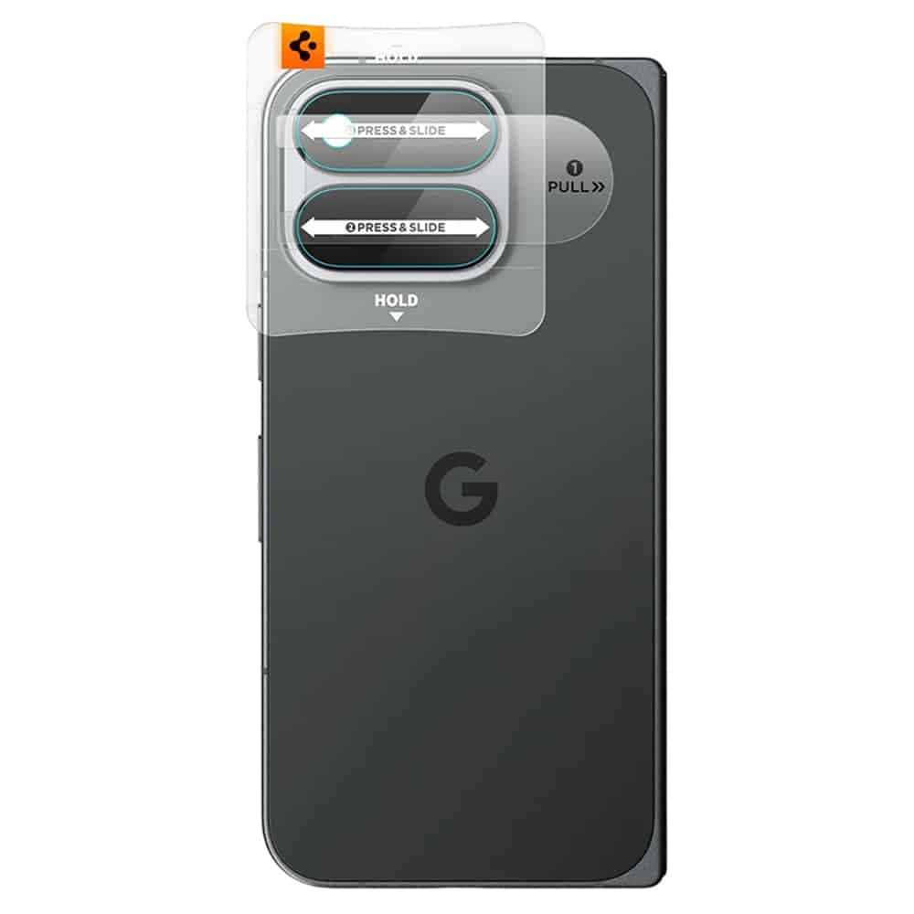 Spigen Optik.tR EZ Fit Pro Camera Glass (AGL11491) για Google Pixel 11 Pro Fold, Crystal Clear, 2 Τεμάχια 2
