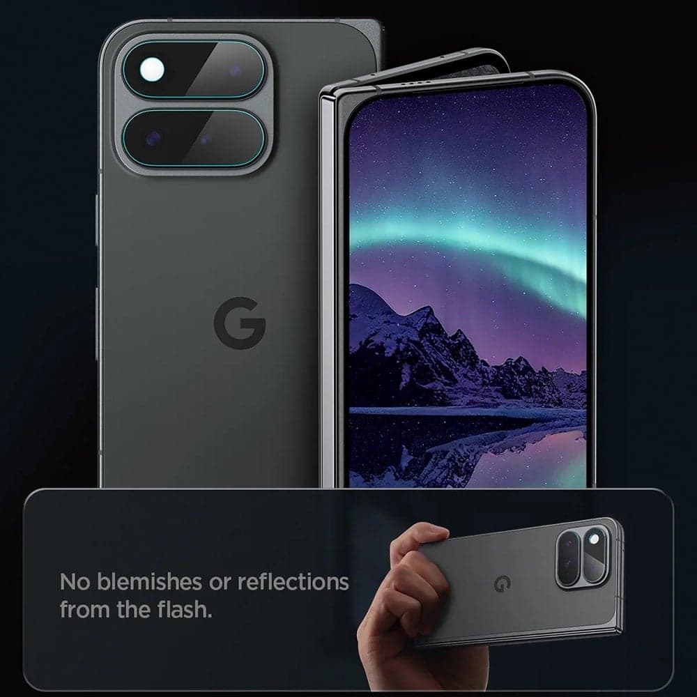 Spigen Optik.tR EZ Fit Pro Camera Glass (AGL11491) για Google Pixel 11 Pro Fold, Crystal Clear, 2 Τεμάχια 5