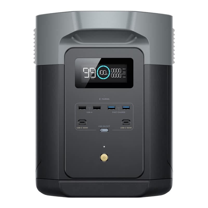 ECOFLOW DELTA 2 Max Φορητός Σταθμός Παραγωγής Ενέργειας, 2048 Wh