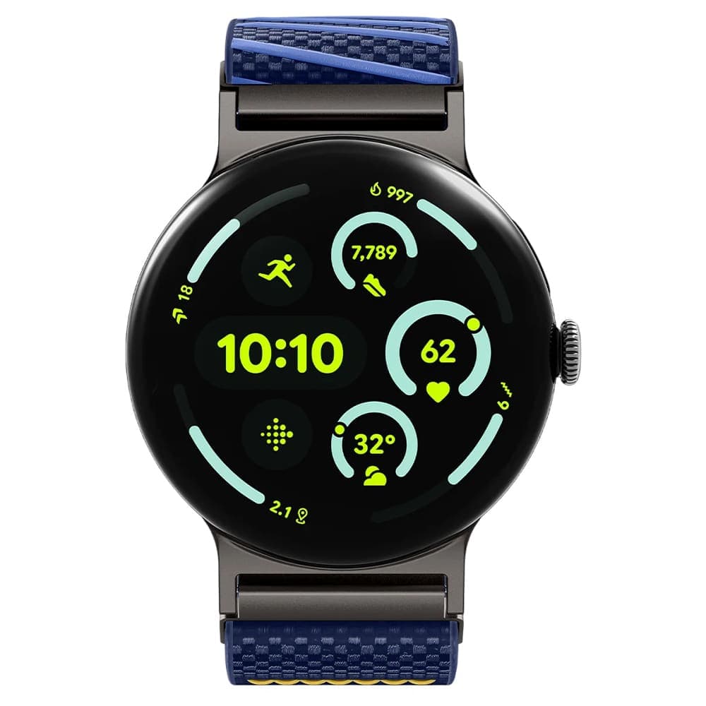 Spigen Lite Fit X (AMP11813) Λουράκι για Google Pixel Watch 5 / Watch 4 / Watch 3 45mm, Blueberry Navy 2