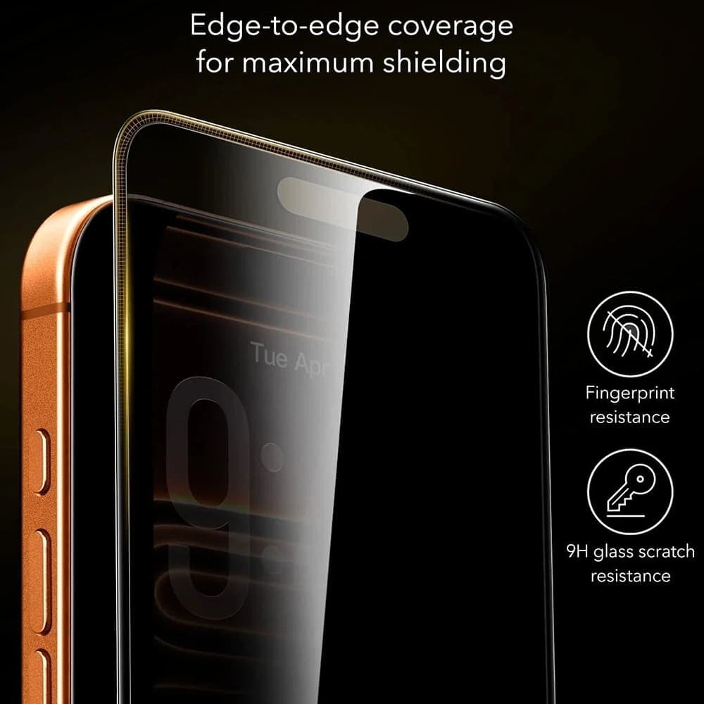 ESR Privacy Armorite Pro Προστατευτικό Οθόνης UltraFit (3 Τεμάχια) - iPhone 18 Pro Max - Μαύρο 3