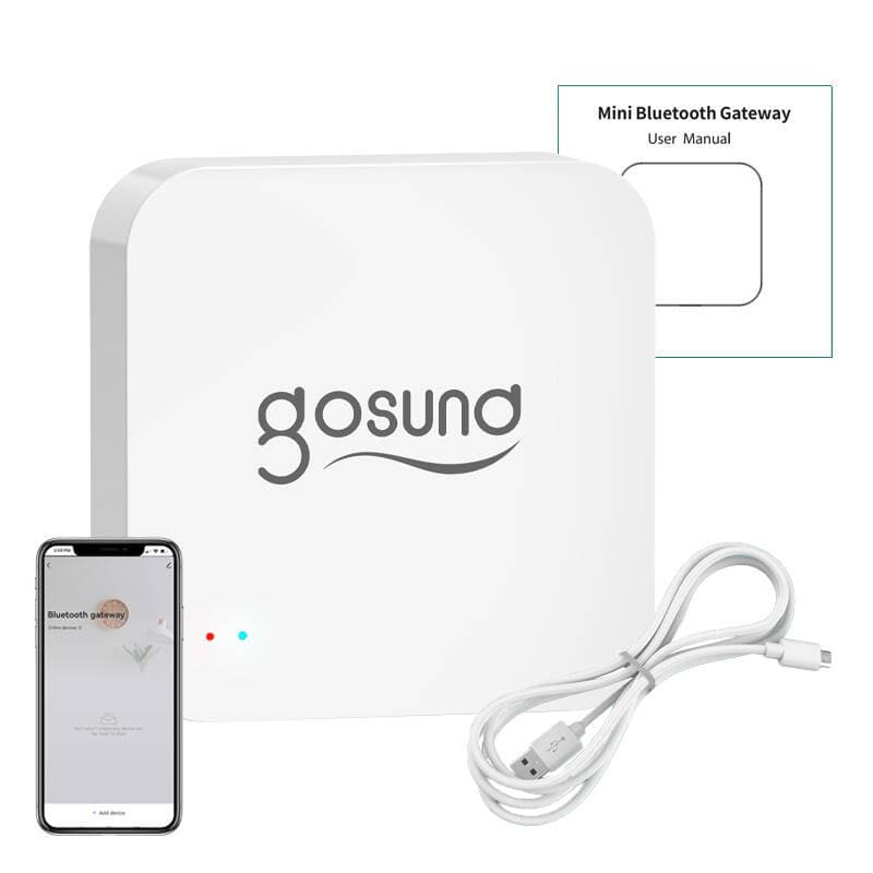 Gosund G2 Έξυπνη Πύλη Bluetooth WiFi Mesh, Συναγερμός, Λευκό 4