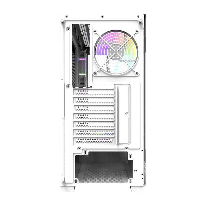 Darkflash DS900 Κουτί Υπολογιστή με 7 Ανεμιστήρες ARGB, Λευκό 5