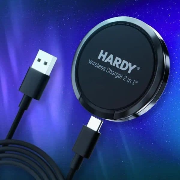 3MK Hardy Ασύρματος Φορτιστής 2 σε 1, 15W, Μαύρος 2