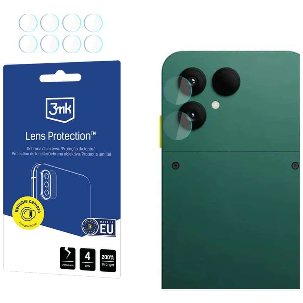3MK Προστατευτικό Φακού Κάμερας για Fairphone 6, 4 Τεμ.