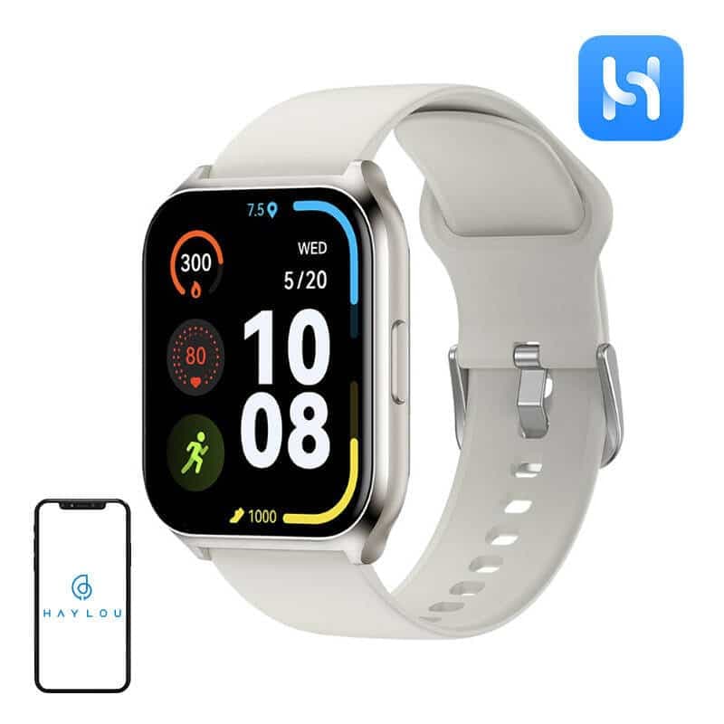 Haylou LS02 Pro Έξυπνο Ρολόι, Ασημί