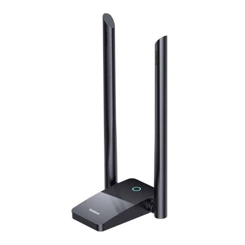 Baseus FastJoy Προσαρμογέας WiFi 1800Mbps, Μαύρος