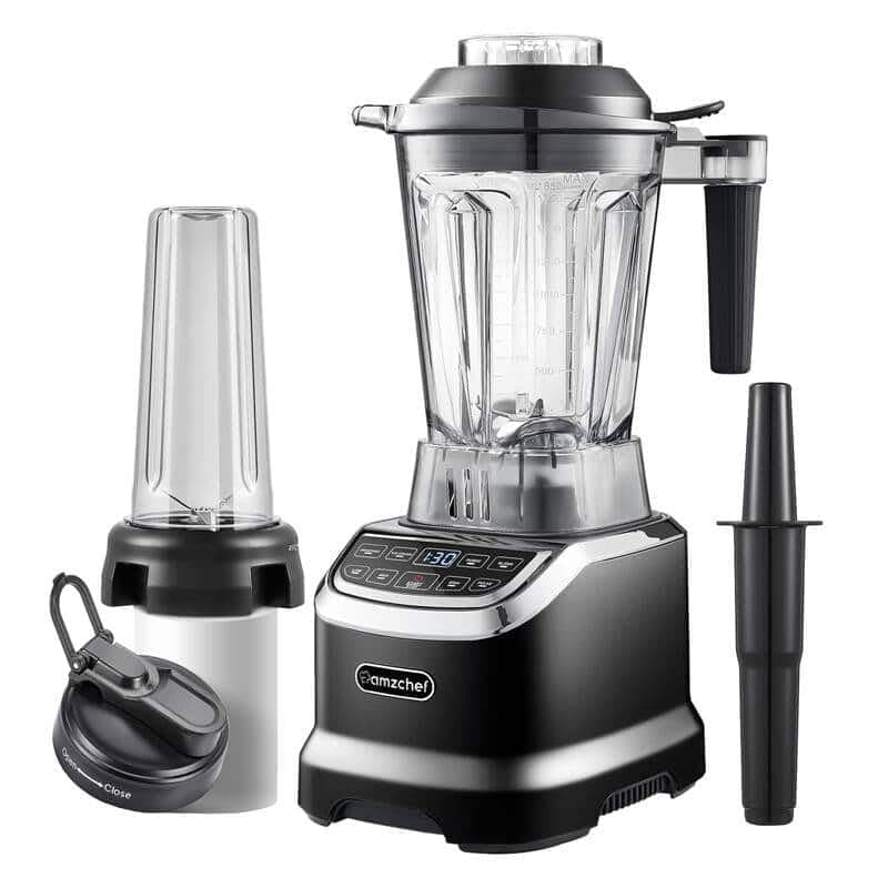AMZCHEF ZM5003-BK Μπλέντερ Κυπέλλου, Μαύρο